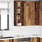 Casa si Gradina - Mobilier - Comode si corpuri - Corpuri bucatarie - Dulap suspendat cu raft Riga Lemn Vechi 30 x 29,5 x 100 cm - Infinity.ro