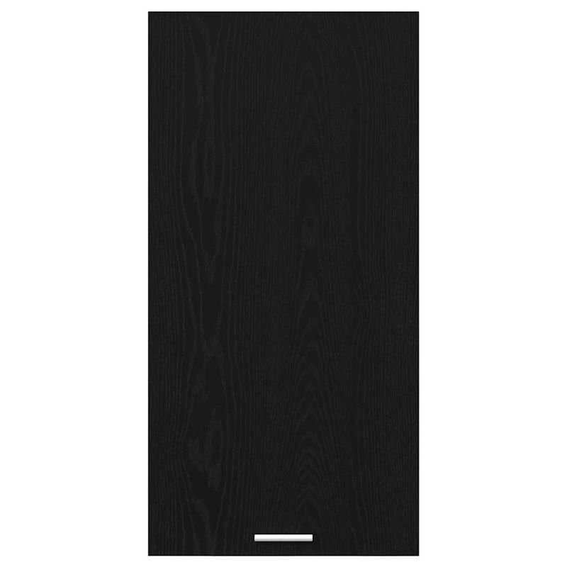Casa si Gradina - Mobilier - Comode si corpuri - Corpuri bucatarie - Dulap suspendat Riga Stejar negru si Alb 50 x 31 x 100 cm - Infinity.ro