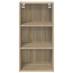 Casa si Gradina - Mobilier - Comode si corpuri - Corpuri bucatarie - Dulap suspendat cu raft Riga Stejar Sonoma 40 x 29,5 x 80 cm - Infinity.ro