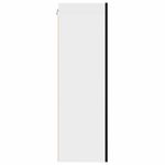 Casa si Gradina - Mobilier - Comode si corpuri - Corpuri bucatarie - Dulap suspendat Riga Stejar negru si Alb 50 x 31 x 100 cm - Infinity.ro