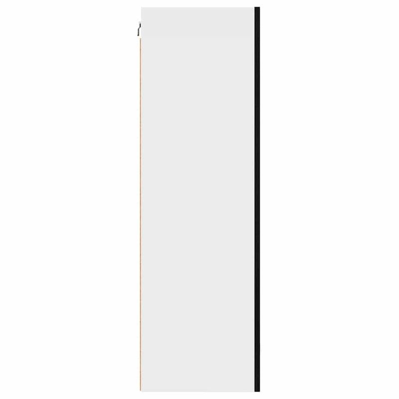 Casa si Gradina - Mobilier - Comode si corpuri - Corpuri bucatarie - Dulap suspendat Riga Stejar negru si Alb 50 x 31 x 100 cm - Infinity.ro