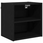 Casa si Gradina - Mobilier - Comode si corpuri - Corpuri bucatarie - Dulap suspendat cu raft Riga Stejar Negru 40 x 29,5 x 40 cm - Infinity.ro