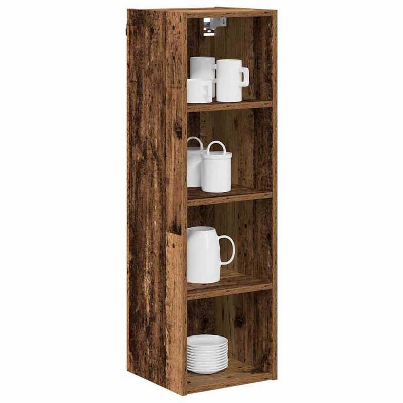 Casa si Gradina - Mobilier - Comode si corpuri - Corpuri bucatarie - Dulap suspendat cu raft Riga Lemn Vechi 30 x 29,5 x 100 cm - Infinity.ro