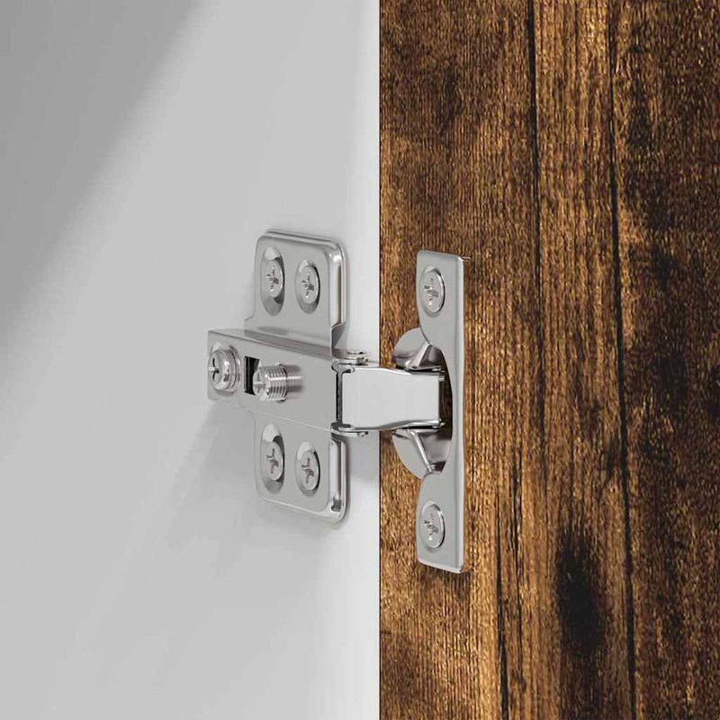 Casa si Gradina - Mobilier - Comode si corpuri - Corpuri bucatarie - Dulap suspendat cu raft Riga Stejar fumuriu 60 x 31 x 100 cm - Infinity.ro