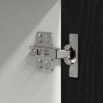 Casa si Gradina - Mobilier - Comode si corpuri - Corpuri bucatarie - Dulap suspendat Riga Stejar negru si Alb 50 x 31 x 100 cm - Infinity.ro