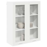 Casa si Gradina - Mobilier - Comode si corpuri - Corpuri bucatarie - Dulap suspendat cu raft Riga Alb 80 x 31 x 100 cm Lemn compozit - Infinity.ro