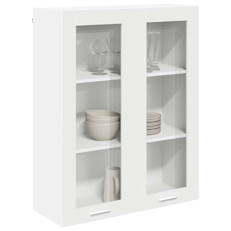 Casa si Gradina - Mobilier - Comode si corpuri - Corpuri bucatarie - Dulap suspendat cu raft Riga Alb 80 x 31 x 100 cm Lemn compozit - Infinity.ro