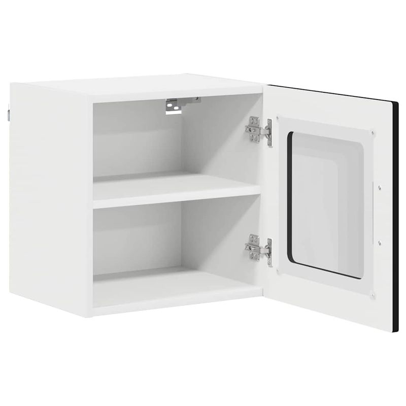 Casa si Gradina - Mobilier - Comode si corpuri - Corpuri bucatarie - Dulap suspendat de bucatarie cu usa 2 pcs Negru 40 x 31 x 40 cm - Infinity.ro