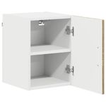Casa si Gradina - Mobilier - Comode si corpuri - Corpuri bucatarie - Dulap suspendat de bucatarie cu raft cu usa 2 pcs Stejar Sonoma - Infinity.ro