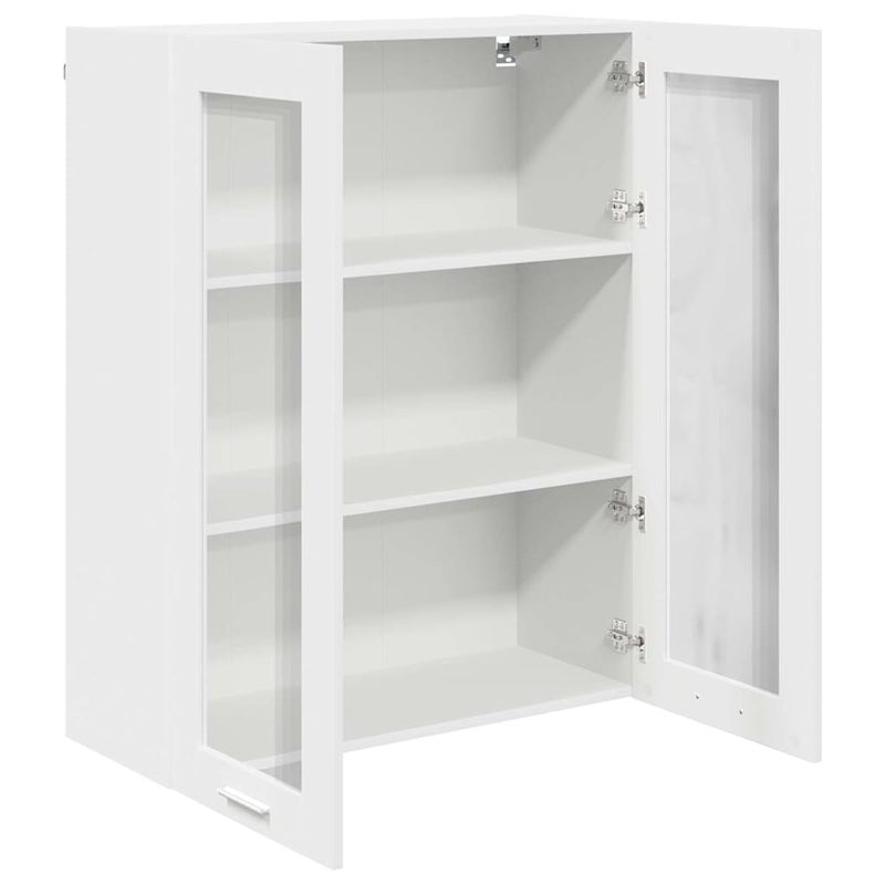 Casa si Gradina - Mobilier - Comode si corpuri - Corpuri bucatarie - Dulap suspendat cu raft Riga Alb 80 x 31 x 100 cm Lemn compozit - Infinity.ro