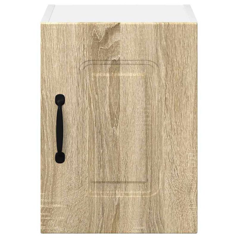 Casa si Gradina - Mobilier - Comode si corpuri - Corpuri bucatarie - Dulap suspendat de bucatarie cu raft cu usa 2 pcs Stejar Sonoma - Infinity.ro