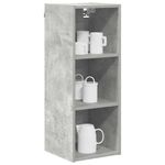 Casa si Gradina - Mobilier - Comode si corpuri - Corpuri bucatarie - Dulap suspendat cu raft Riga Gri din beton 30 x 29,5 x 80 cm - Infinity.ro