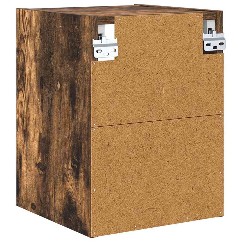 Casa si Gradina - Mobilier - Comode si corpuri - Corpuri bucatarie - Dulap suspendat cu raft Riga Stejar fumuriu 30 x 29,5 x 40 cm - Infinity.ro