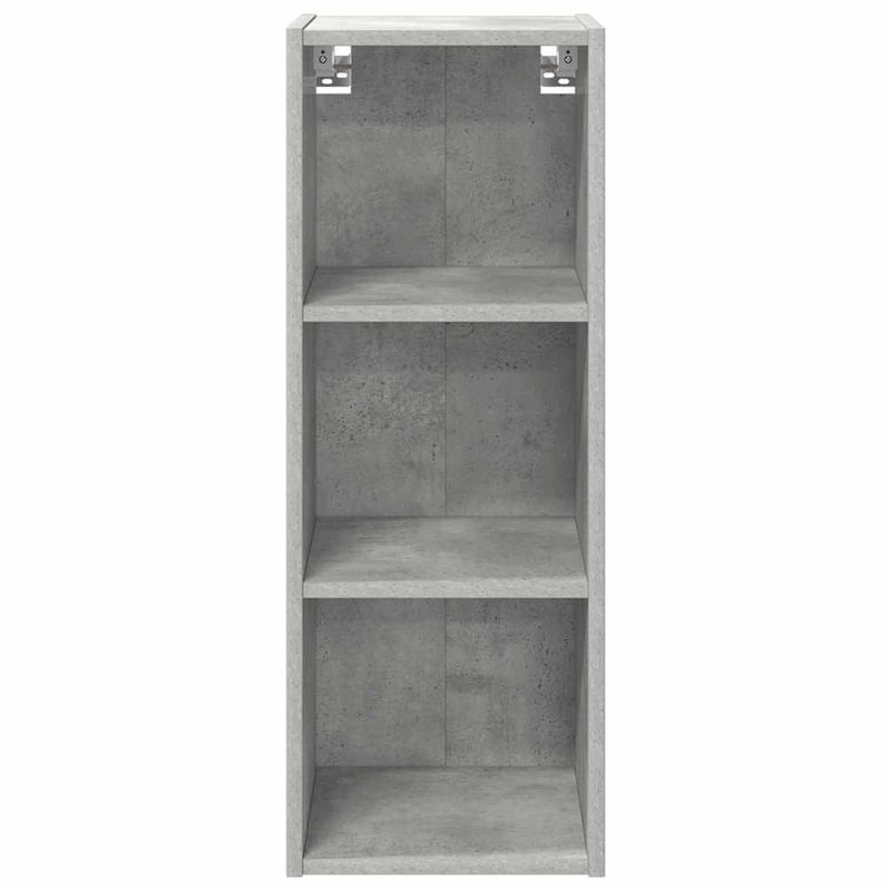 Casa si Gradina - Mobilier - Comode si corpuri - Corpuri bucatarie - Dulap suspendat cu raft Riga Gri din beton 30 x 29,5 x 80 cm - Infinity.ro