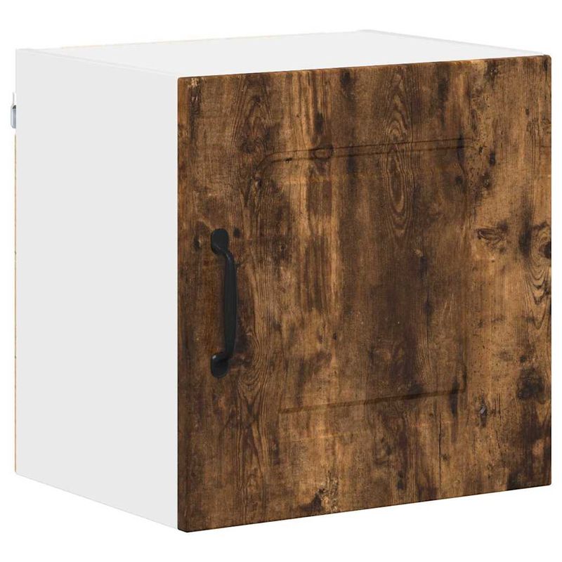 Casa si Gradina - Mobilier - Comode si corpuri - Corpuri bucatarie - Dulap suspendat de bucatarie cu raft 2 pcs Stejar fumuriu - Infinity.ro