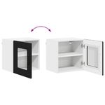 Casa si Gradina - Mobilier - Comode si corpuri - Corpuri bucatarie - Dulap suspendat de bucatarie cu usa 2 pcs Negru 40 x 31 x 40 cm - Infinity.ro
