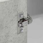 Casa si Gradina - Mobilier - Comode si corpuri - Corpuri bucatarie - Dulap suspendat cu raft Riga Gri beton si Alb 57 x 57 x 100 cm - Infinity.ro