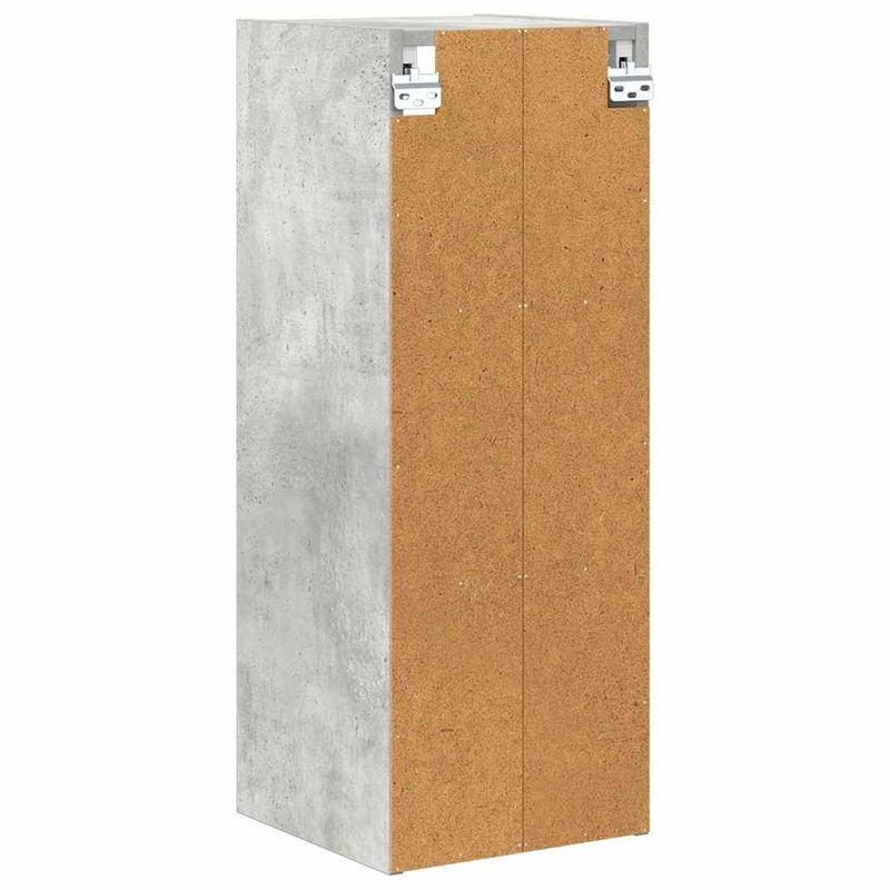 Casa si Gradina - Mobilier - Comode si corpuri - Corpuri bucatarie - Dulap suspendat cu raft Riga Gri din beton 30 x 29,5 x 80 cm - Infinity.ro