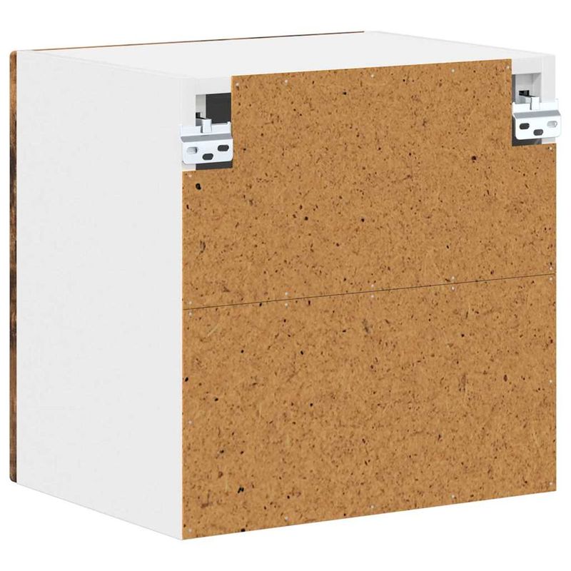 Casa si Gradina - Mobilier - Comode si corpuri - Corpuri bucatarie - Dulap suspendat de bucatarie cu raft 2 pcs Stejar fumuriu - Infinity.ro