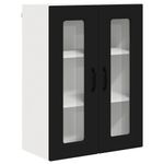 Casa si Gradina - Mobilier - Comode si corpuri - Corpuri bucatarie - Dulap suspendat de bucatarie cu raft Negru 60 x 31 x 80 cm - Infinity.ro