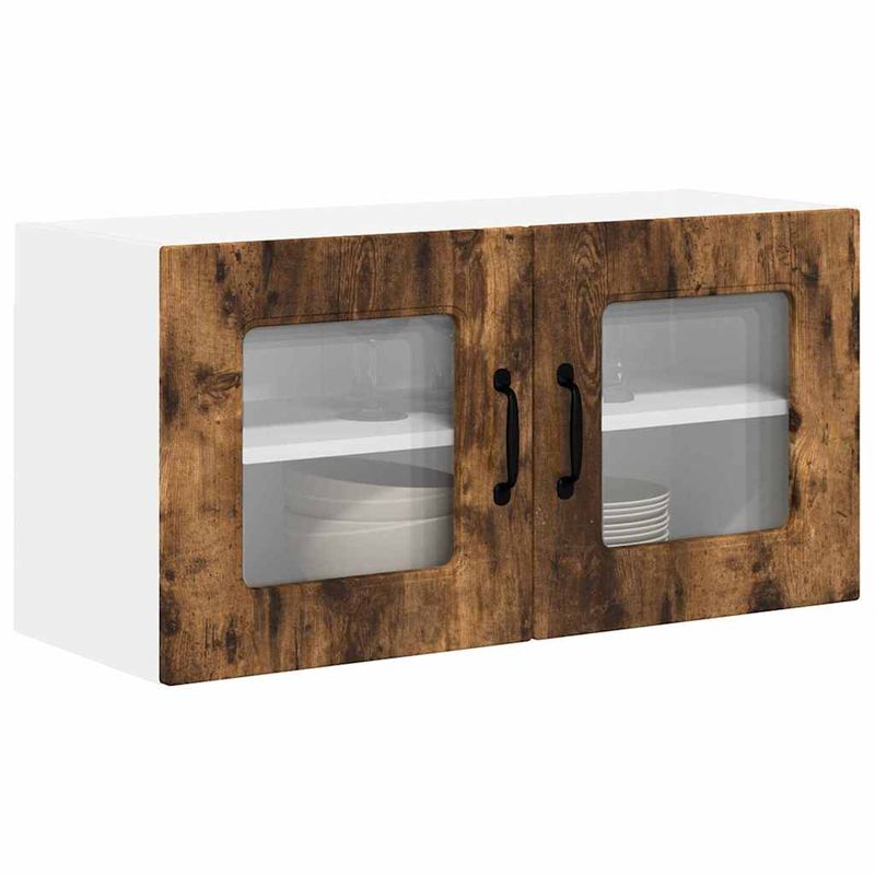 Casa si Gradina - Mobilier - Comode si corpuri - Corpuri bucatarie - Dulap suspendat de bucatarie Stejar fumuriu 80 x 31 x 40 cm - Infinity.ro