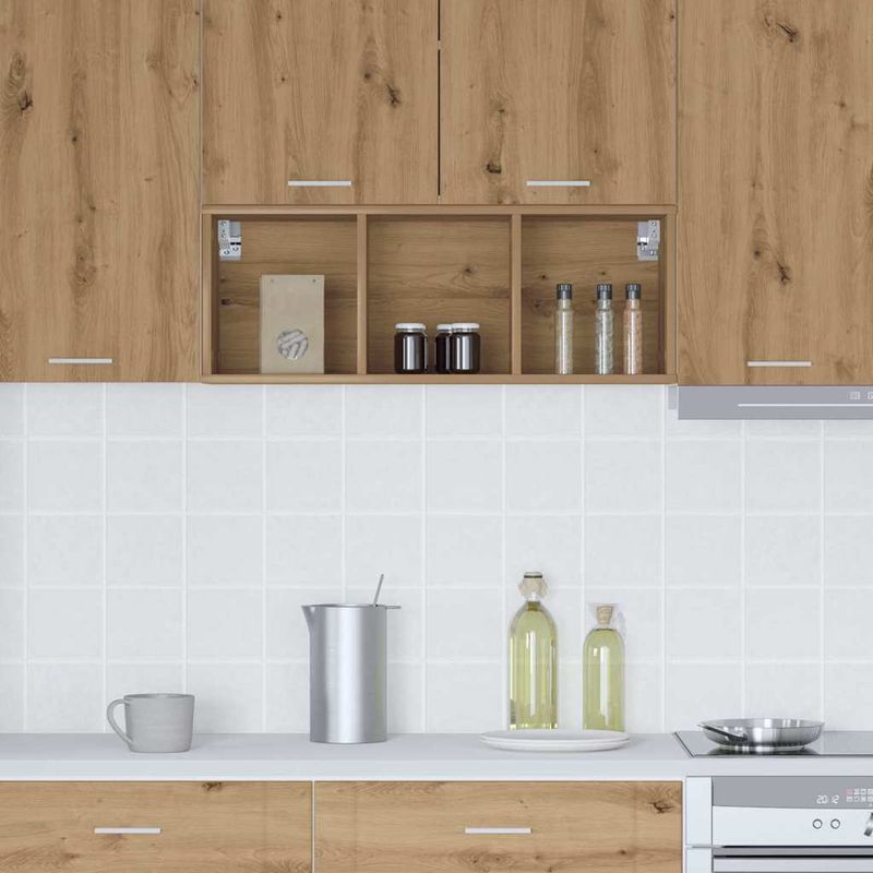 Casa si Gradina - Mobilier - Comode si corpuri - Corpuri bucatarie - Dulap suspendat cu raft Riga Stejar Artizanal 30 x 29,5 x 80 cm - Infinity.ro
