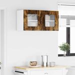 Casa si Gradina - Mobilier - Comode si corpuri - Corpuri bucatarie - Dulap suspendat de bucatarie Stejar fumuriu 80 x 31 x 40 cm - Infinity.ro