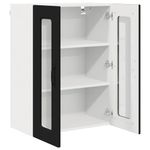 Casa si Gradina - Mobilier - Comode si corpuri - Corpuri bucatarie - Dulap suspendat de bucatarie cu raft Negru 60 x 31 x 80 cm - Infinity.ro