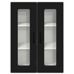 Casa si Gradina - Mobilier - Comode si corpuri - Corpuri bucatarie - Dulap suspendat de bucatarie cu raft Negru 60 x 31 x 80 cm - Infinity.ro