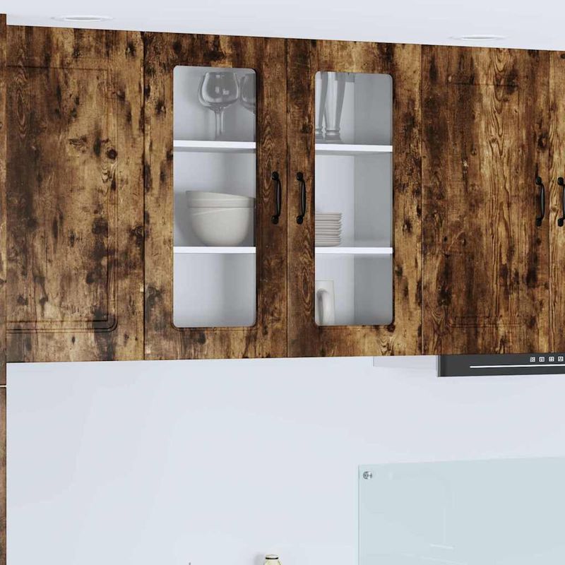 Casa si Gradina - Mobilier - Comode si corpuri - Corpuri bucatarie - Dulap suspendat de bucatarie Stejar fumuriu 80 x 31 x 80 cm - Infinity.ro