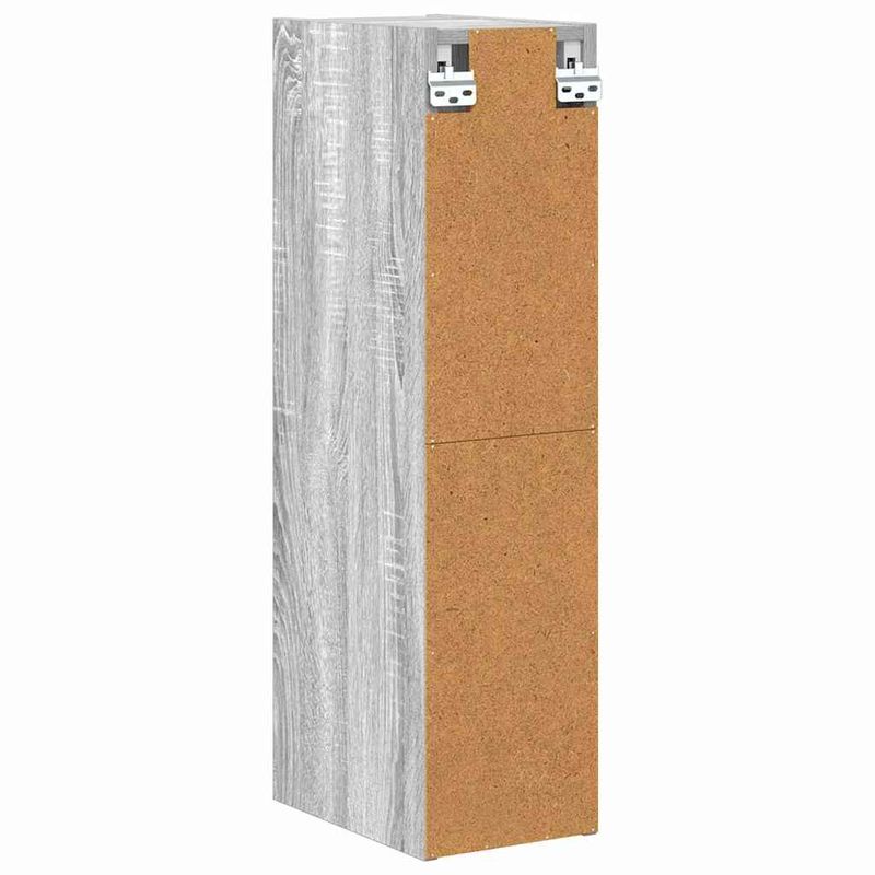 Casa si Gradina - Mobilier - Comode si corpuri - Corpuri bucatarie - Dulap suspendat Riga Gri Sonoma 20 x 29,5 x 80 cm Lemn compozit - Infinity.ro