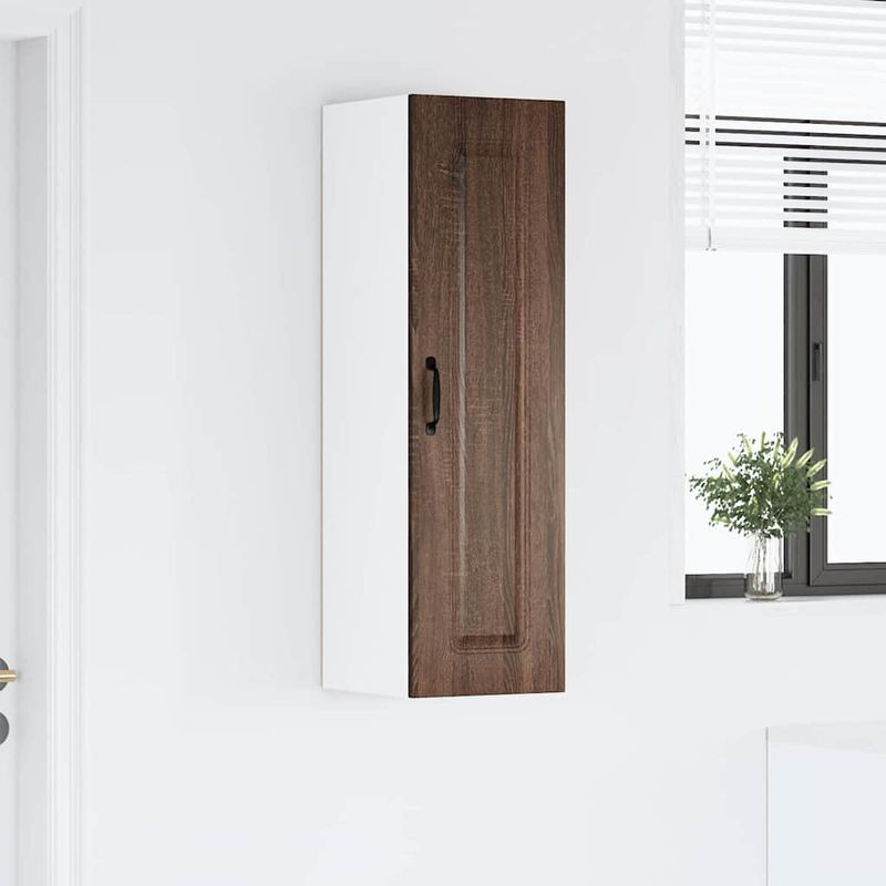 Casa si Gradina - Mobilier - Comode si corpuri - Corpuri bucatarie - Dulap suspendat de bucatarie Stejar inchis 30 x 31 x 100 cm - Infinity.ro