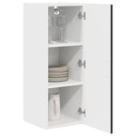 Casa si Gradina - Mobilier - Comode si corpuri - Corpuri bucatarie - Dulap suspendat de bucatarie cu raft Negru 30 x 31 x 80 cm - Infinity.ro