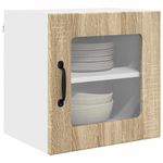 Casa si Gradina - Mobilier - Comode si corpuri - Corpuri bucatarie - Dulap suspendat de bucatarie cu raft 2 pcs Stejar Sonoma - Infinity.ro