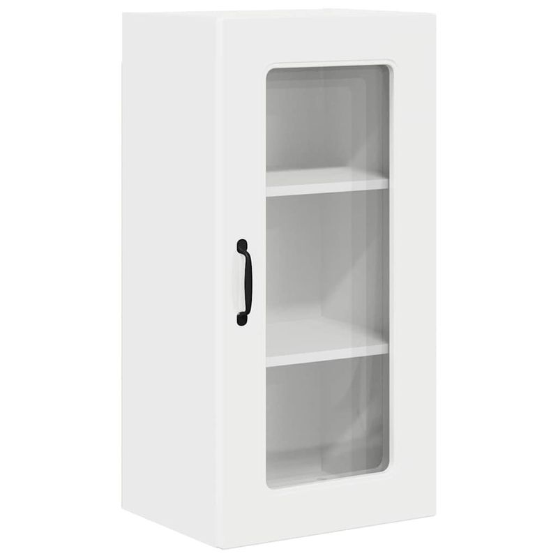 Casa si Gradina - Mobilier - Comode si corpuri - Corpuri bucatarie - Dulap suspendat de bucatarie 2 pcs Alb lucios 40 x 31 x 80 cm - Infinity.ro