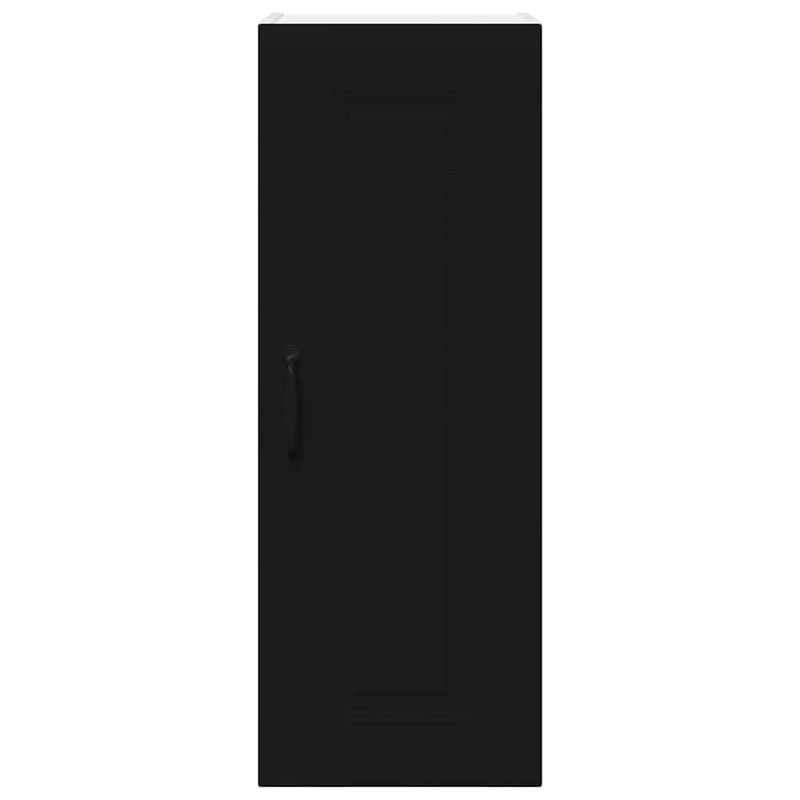 Casa si Gradina - Mobilier - Comode si corpuri - Corpuri bucatarie - Dulap suspendat de bucatarie cu raft Negru 30 x 31 x 80 cm - Infinity.ro