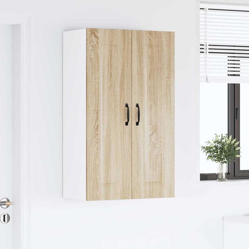 Casa si Gradina - Mobilier - Comode si corpuri - Corpuri bucatarie - Dulap suspendat de bucatarie Stejar Sonoma 60 x 31 x 100 cm - Infinity.ro