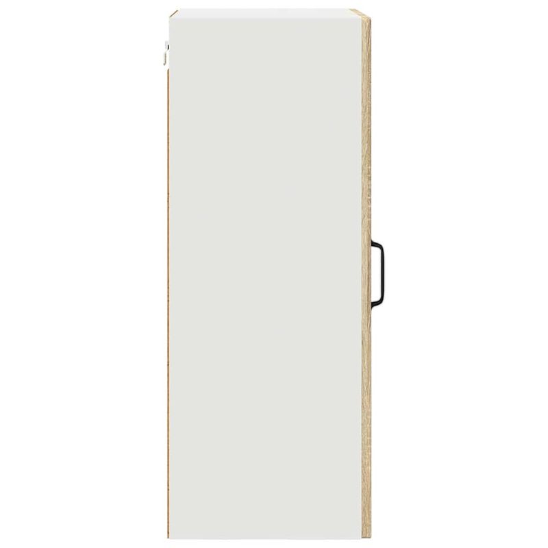 Casa si Gradina - Mobilier - Comode si corpuri - Corpuri bucatarie - Dulap suspendat de bucatarie cu raft cu usa 2 pcs Stejar Sonoma - Infinity.ro