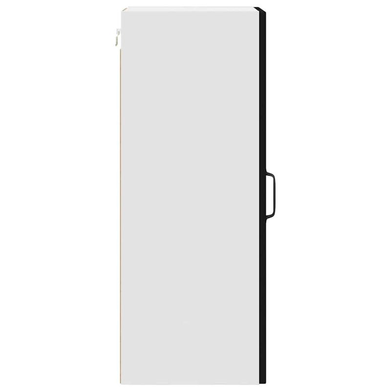 Casa si Gradina - Mobilier - Comode si corpuri - Corpuri bucatarie - Dulap suspendat de bucatarie cu raft Negru 30 x 31 x 80 cm - Infinity.ro