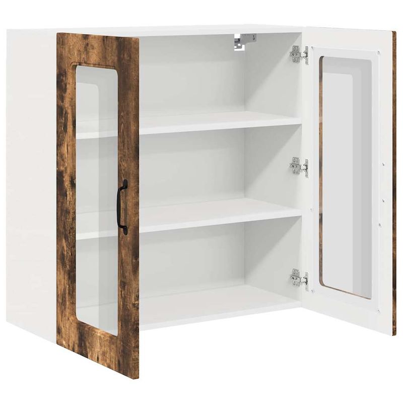 Casa si Gradina - Mobilier - Comode si corpuri - Corpuri bucatarie - Dulap suspendat de bucatarie Stejar fumuriu 80 x 31 x 80 cm - Infinity.ro