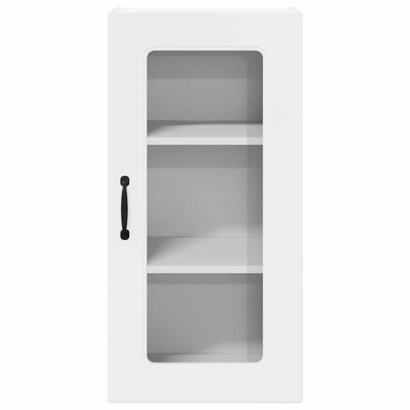 Casa si Gradina - Mobilier - Comode si corpuri - Corpuri bucatarie - Dulap suspendat de bucatarie 2 pcs Alb lucios 40 x 31 x 80 cm - Infinity.ro