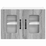 Casa si Gradina - Mobilier - Comode si corpuri - Corpuri bucatarie - Dulap suspendat de bucatarie 2 pcs Gri Sonoma 60 x 31 x 40 cm - Infinity.ro