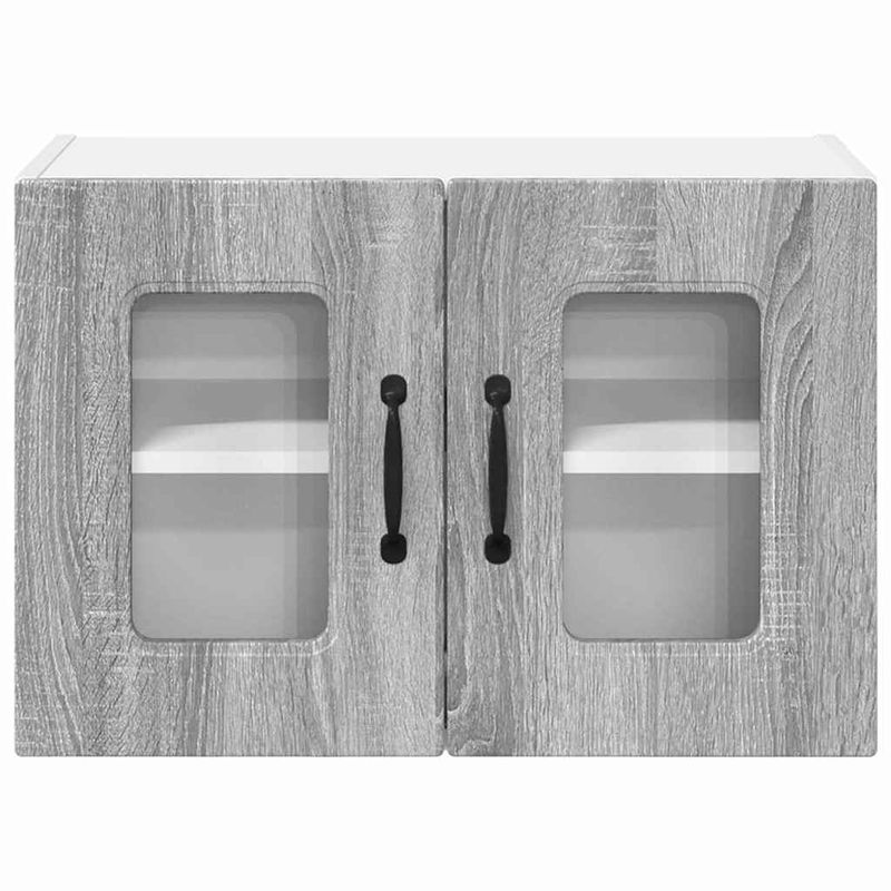 Casa si Gradina - Mobilier - Comode si corpuri - Corpuri bucatarie - Dulap suspendat de bucatarie 2 pcs Gri Sonoma 60 x 31 x 40 cm - Infinity.ro