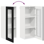 Casa si Gradina - Mobilier - Comode si corpuri - Corpuri bucatarie - Dulap suspendat de bucatarie cu raft Negru 40 x 31 x 100 cm - Infinity.ro