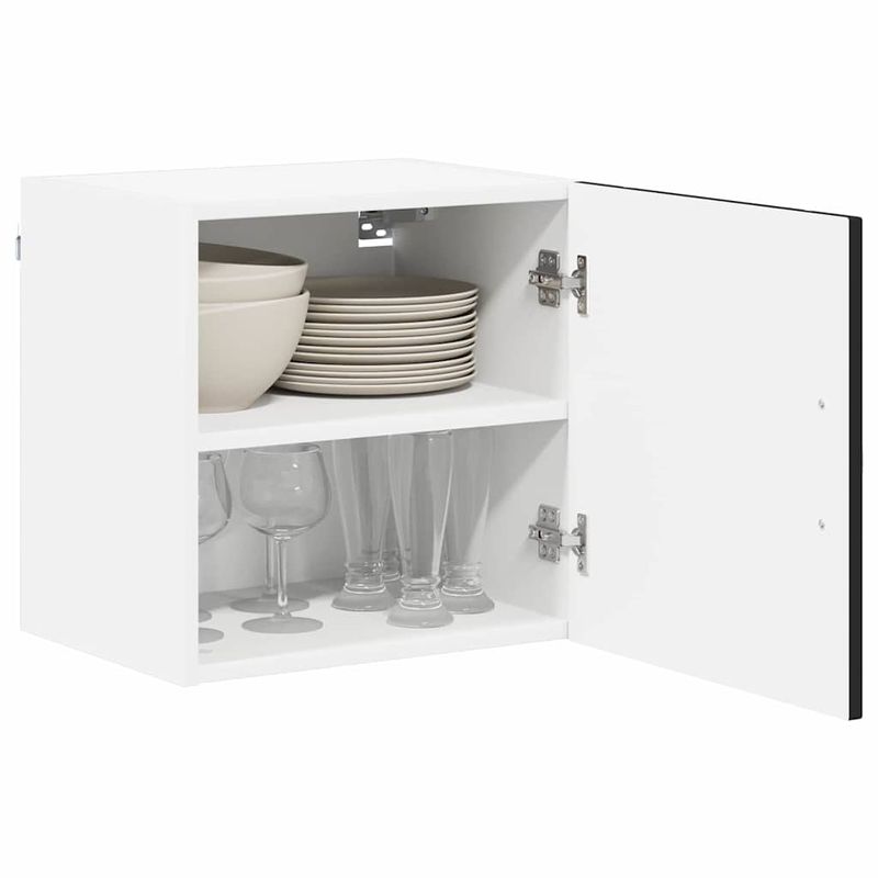 Casa si Gradina - Mobilier - Comode si corpuri - Corpuri bucatarie - Dulap suspendat de bucatarie 2 pcs Negru 40 x 31 x 40 cm - Infinity.ro
