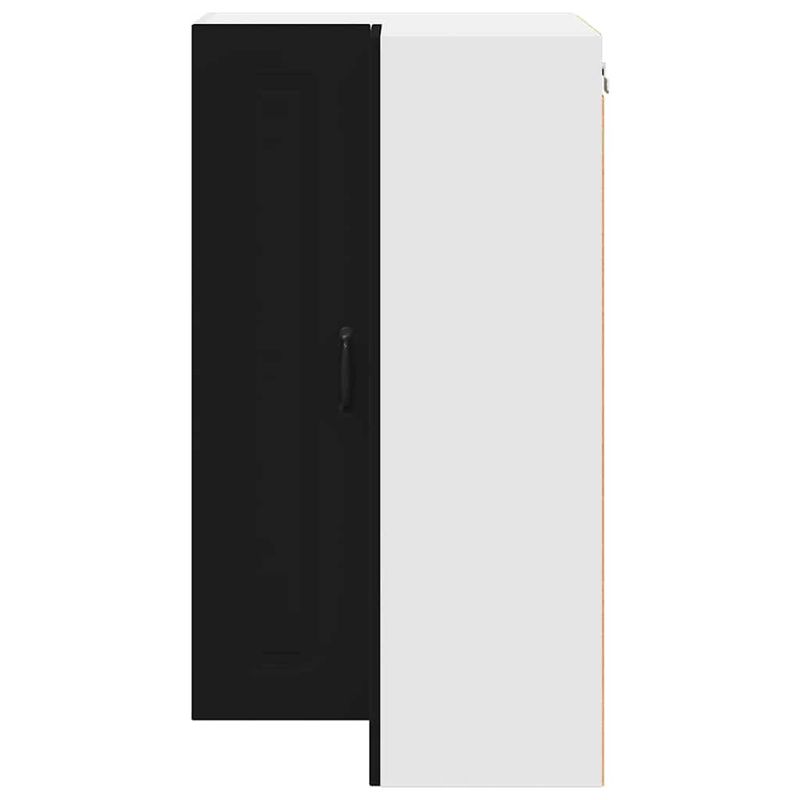 Casa si Gradina - Mobilier - Comode si corpuri - Corpuri bucatarie - Dulap suspendat de bucatarie cu raft Negru 57 x 57 x 100 cm - Infinity.ro