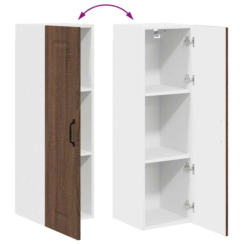 Casa si Gradina - Mobilier - Comode si corpuri - Corpuri bucatarie - Dulap suspendat de bucatarie Stejar inchis 30 x 31 x 100 cm - Infinity.ro