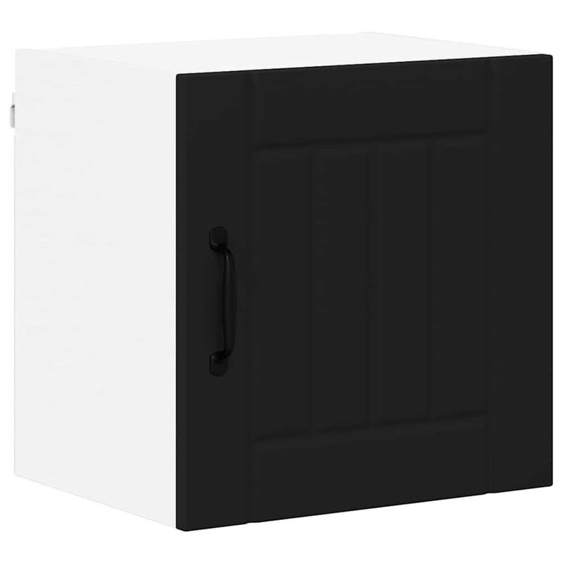 Casa si Gradina - Mobilier - Comode si corpuri - Corpuri bucatarie - Dulap suspendat de bucatarie 2 pcs Negru 40 x 31 x 40 cm - Infinity.ro