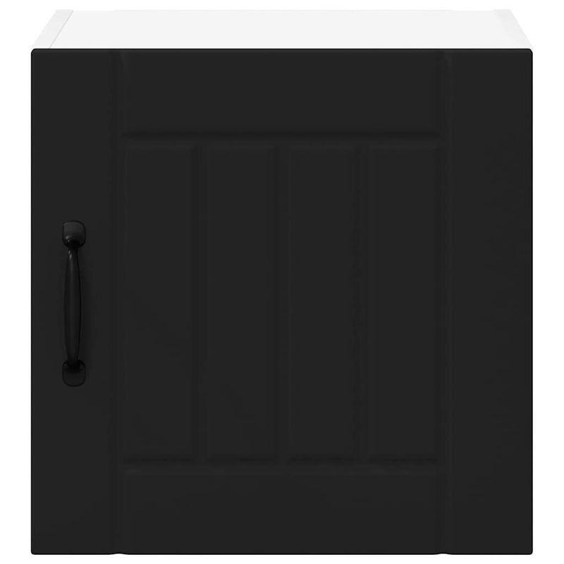 Casa si Gradina - Mobilier - Comode si corpuri - Corpuri bucatarie - Dulap suspendat de bucatarie 2 pcs Negru 40 x 31 x 40 cm - Infinity.ro