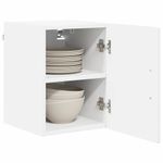 Casa si Gradina - Mobilier - Comode si corpuri - Corpuri bucatarie - Dulap suspendat de bucatarie cu raft Alb lucios 30 x 31 x 40 cm - Infinity.ro